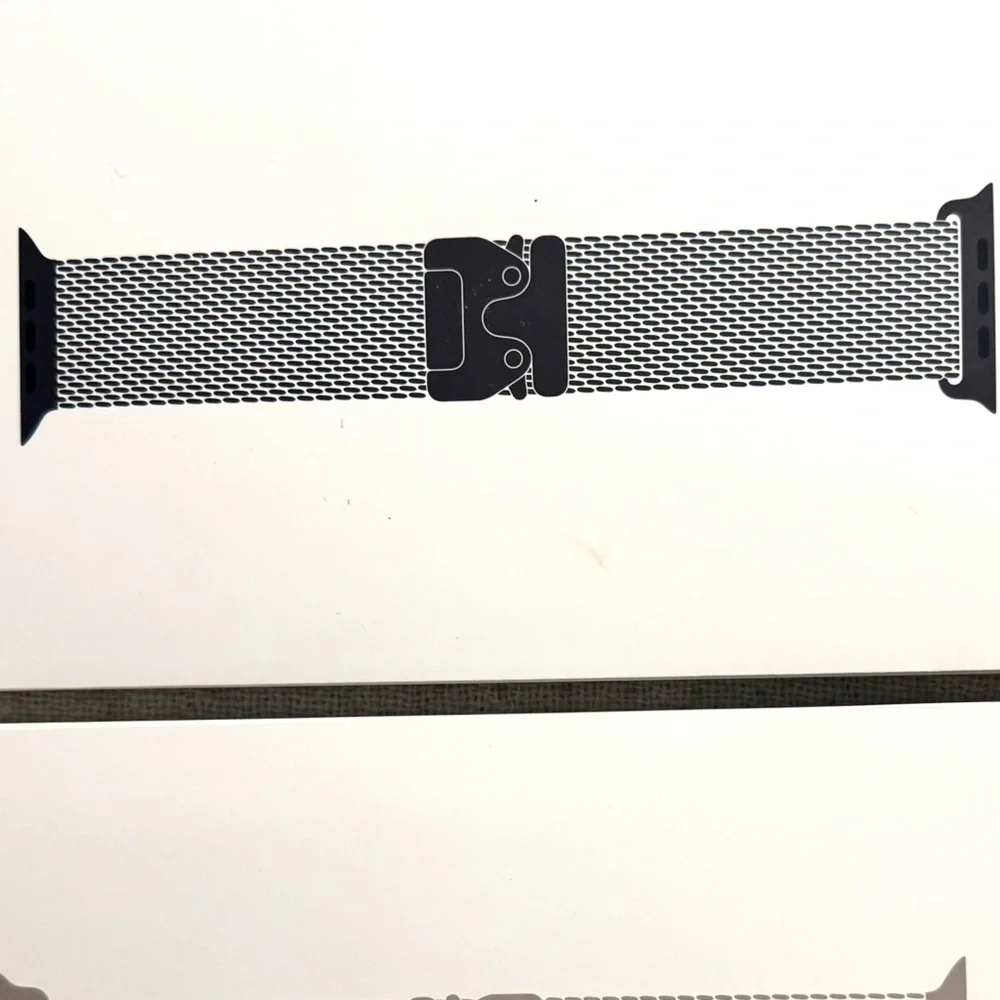 Apple iWatch 49mm BLACK Titanium Milanese Loop size "M",for Ultra 2, Sealed, New - Picture 2 of 9